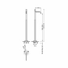 Tres Study Exclusive bateria umywalkowa wolnostojąca 26285302OR