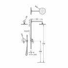 Tres Study Exclusive zestaw podtynkowy złoty 26298091OR