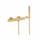 Tres Study Exclusive bateria wannowa termostatyczna złota 26117209OR