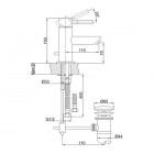 Kohlman Roxin bateria umywalkowa stojąca
