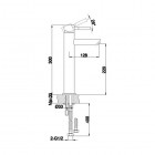 Kohlman Roxin bateria umywalkowa stojąca wysoka QB170R