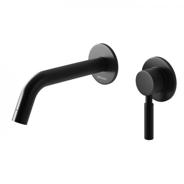 Kohlman Roxin Black bateria umywalkowa podtynkowa czarny QW180RB