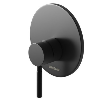 Kohlman Roxin Black bateria prysznicowa podtynkowa czarny QW220RB