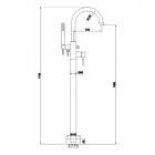 Kohlman Roxin bateria wannowa wolnostojąca