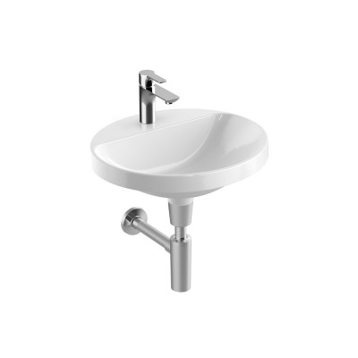 Koło Variform umywalka wpuszczana w blat 50x45 cm 500.714.01.6