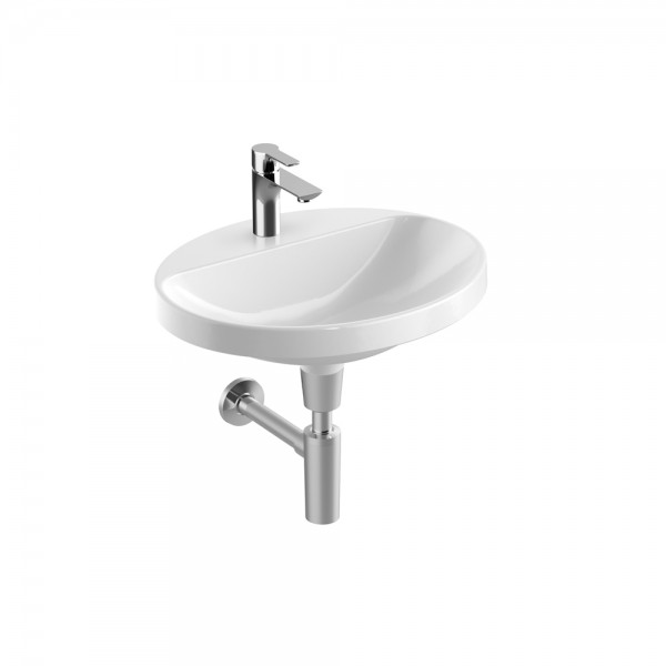 Koło Variform umywalka wpuszczana w blat 55x45 cm 500.722.01.6
