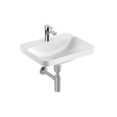 Koło Variform umywalka wpuszczana w blat 55x45 cm 500.742.01.6