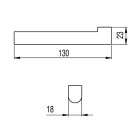Tres Max Tres uchwyt na papier toaletowy złota 11463609OR