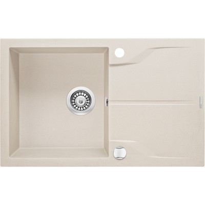 Deante Andante Zlewozmywak 1-komorowy z ociekaczem - beż