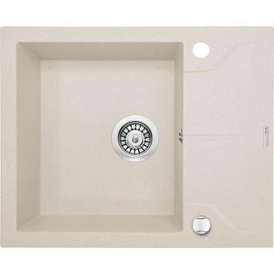 Deante Andante Zlewozmywak 1-komorowy z krótkim ociekaczem - beż
