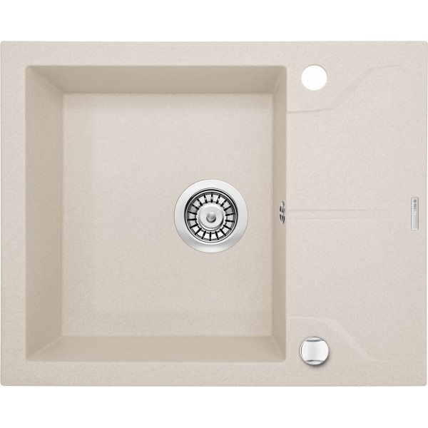 Deante Andante Zlewozmywak 1-komorowy z krótkim ociekaczem - beż