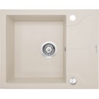 Deante Andante Zlewozmywak 1-komorowy z krótkim ociekaczem - beż