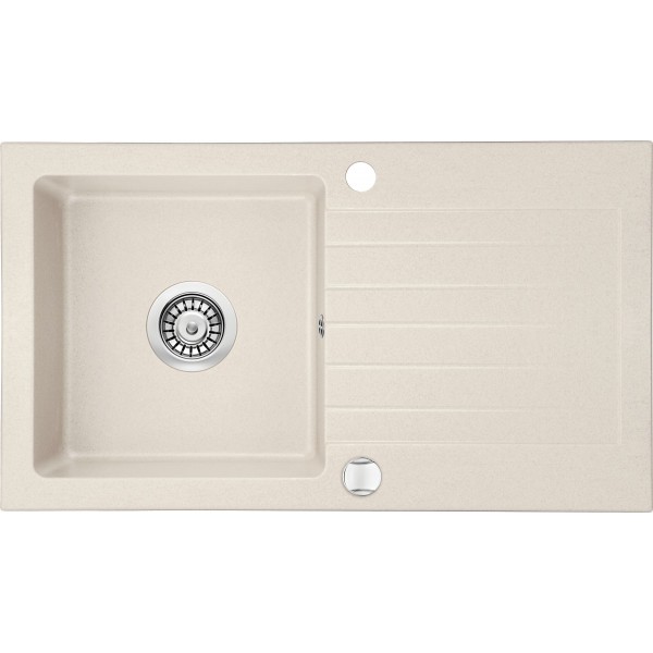 Deante Zorba Zlewozmywak 1-komorowy z ociekaczem - beż