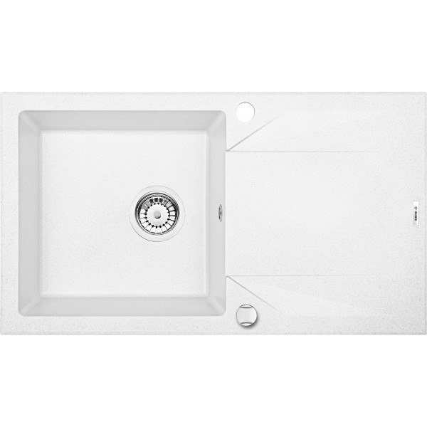 Deante Evora Zlewozmywak 1-komorowy z ociekaczem - alabaster