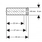 Geberit przedłużka rury dopływowej do muszli 361887161