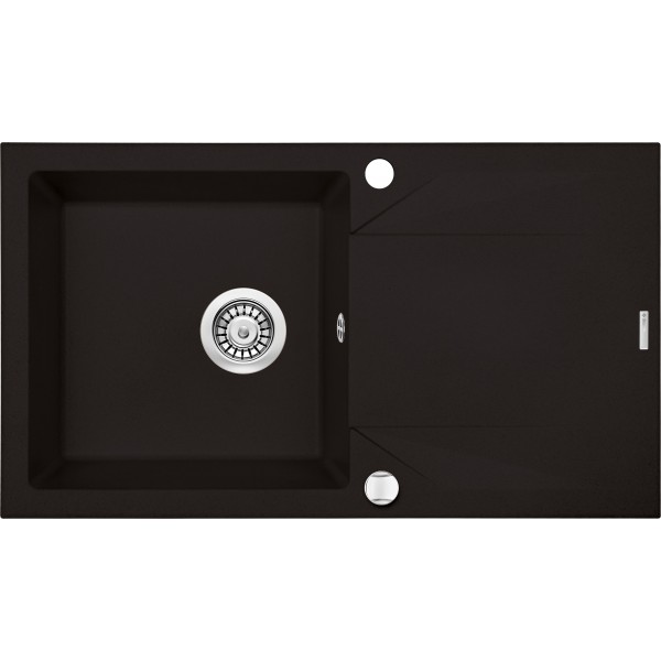 Deante Evora Zlewozmywak 1-komorowy z ociekaczem - nero