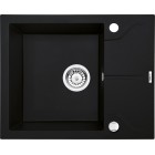 Deante Andante Zlewozmywak 1-komorowy z krótkim ociekaczem - nero