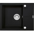Deante Andante Zlewozmywak 1-komorowy z krótkim ociekaczem - nero