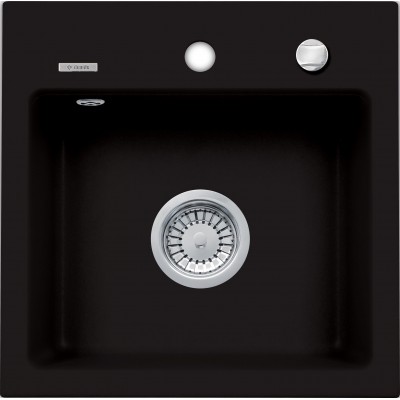 Deante Zorba Zlewozmywak 1-komorowy bez ociekacza - nero
