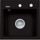 Deante Zorba Zlewozmywak 1-komorowy bez ociekacza - nero