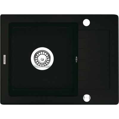 Deante Zorba Zlewozmywak 1-komorowy z krótkim ociekaczem - nero