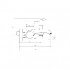 Deante Werbena bateria wannowa BCW 010M