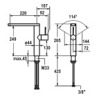 Franke Ono bateria kuchenna chrom 115.0308.170