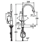 Franke Eve bateria kuchenna chrom 115.0308.181