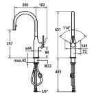 Franke Sin Pull-Out bateria kuchenna chrom 115.0308.211