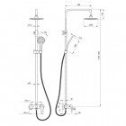 Deante Jaskier komplet prysznicowy NAC 01JM