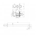 Deante Anemon Komplet podtynkowy 