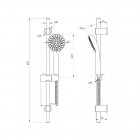 Deante Avis Zestaw natryskowy 5-funkcyjny