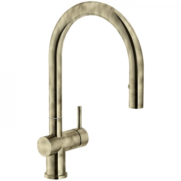 Franke Neo sm pull-out spray bateria kuchenna stare złoto 115.0554.566