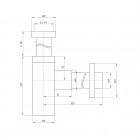 Deante Syfon kwadratowy