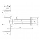 Deante Syfon okrągły