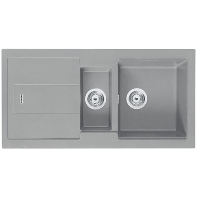 Franke Bellini BLG 651 zlewozmywak 97x50 cm odwracalny Fragranit+ kamienny szary 114.0442.923