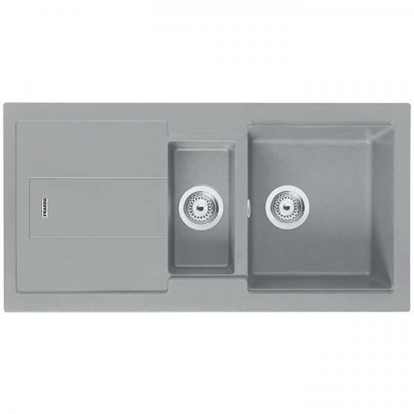 Franke Bellini BLG 651 zlewozmywak 97x50 cm odwracalny Fragranit+ kamienny szary 114.0442.923
