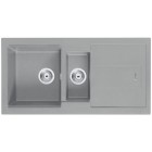 Franke Bellini BLG 651 zlewozmywak 97x50 cm odwracalny Fragranit+ kamienny szary 114.0442.923