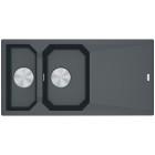 Franke FX FXG 661 zlewozmywak 100x50 cm odwracalny Fragranit+ grafitowy 114.0528.780