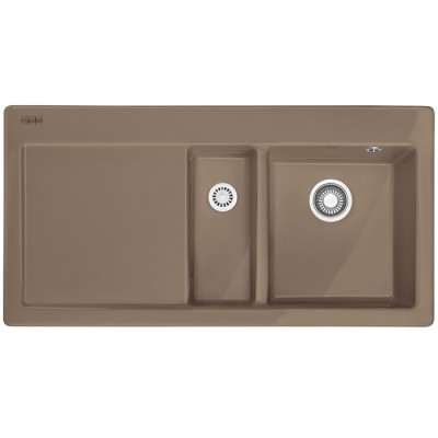 Franke Mythos MTK 651-100 zlewozmywak ceramiczny 100x51 cm komora z prawej cappuccino 124.0379.864