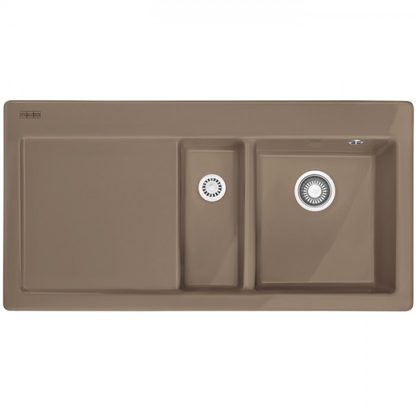Franke Mythos MTK 651-100 zlewozmywak ceramiczny 100x51 cm komora z prawej cappuccino 124.0379.864