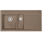 Franke Mythos MTK 651-100 zlewozmywak ceramiczny 100x51 cm komora z lewej cappuccino 124.0379.865
