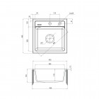 Deante Zorba zlewozmywak 1-komorowy bez ociekacza alabaster ZQZ A103
