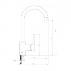 Deante Zorba zlewozmywak 1-komorowy z ociekaczem z baterią stojącą ZQZV7113