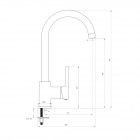 Deante Zorba zlewozmywak 2-komorowy bez ociekacza z baterią stojącą ZQZA7203