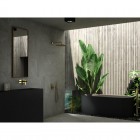 Kohlman Experience Gold kompletny zestaw prysznicowy złoty połysk QW210EGDR25