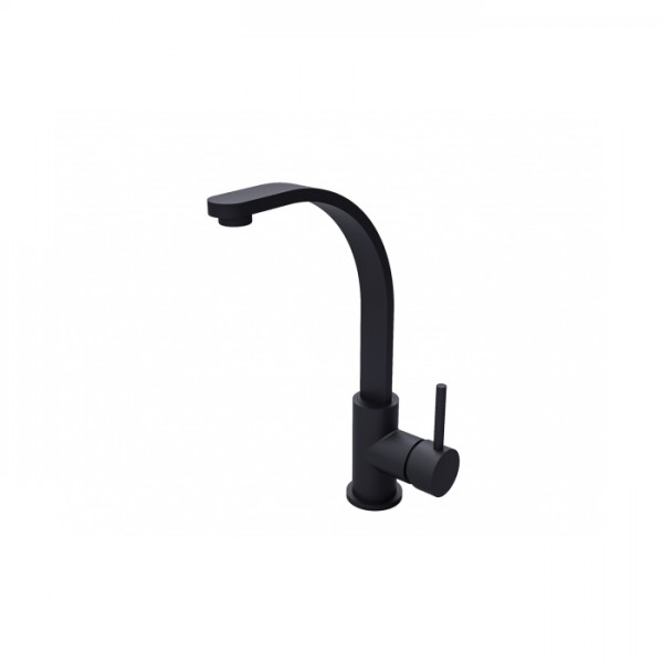 Besco Decco I bateria umywalkowa wysoka czarny mat BU-DI-CZ