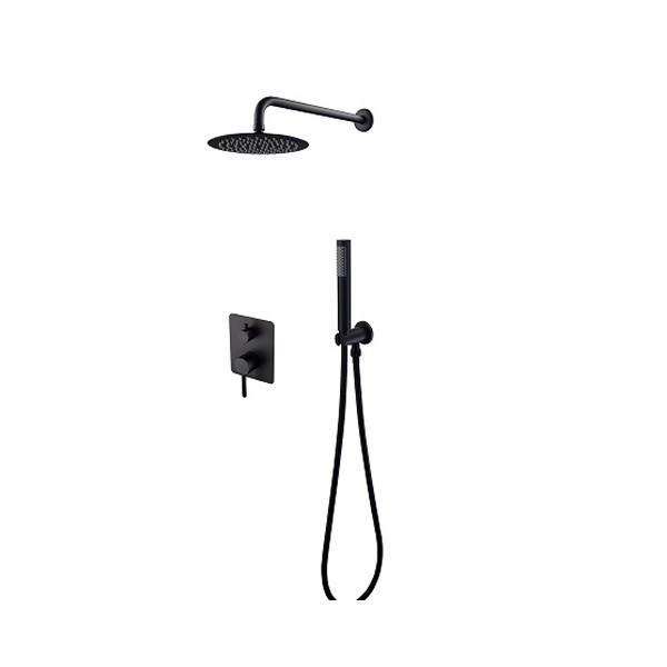Besco Decco / Illusion II zestaw prysznicowy czarny mat BP-DIII-CZ