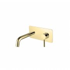 Besco Illusion bateria umywalkowa podtynkowa złota BU-IS-ZL