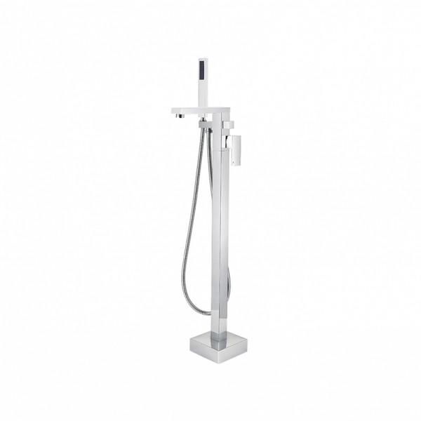 Besco Varium bateria wannowo-prysznicowa wolnostojąca 88 cm chrom BW-V-CH